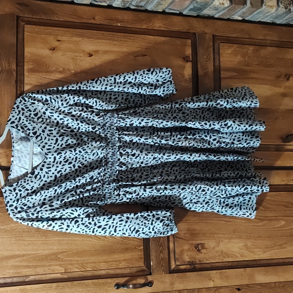 Leopard print dress from pedallush NWT